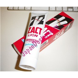 Зубная паста для устранения никотинового налета и запаха табака Zact, LION 150 г