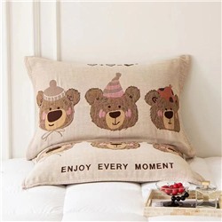 Муслиновая мягкая дышащая наволочка 52×75см