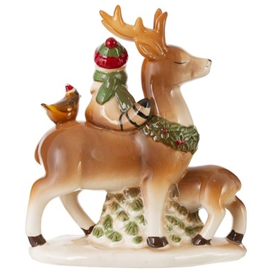 GAEM Фигурка декоративная "Олени", L18 W9 H21 см