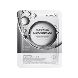 Тканевая маска для лица с никатиномидом FAYANKOU Nicotinamide Brightening Facial Mask, 25 гр