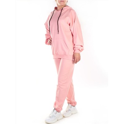 Y314 BRIGHT PINK Спортивный костюм женский (100% хлопок)