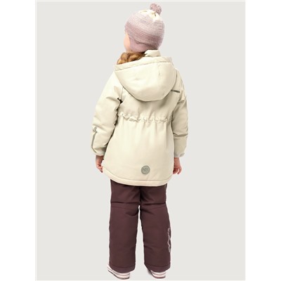 Комплект утеплённый для девочки NIKASTYLE 7м2225 Кешью шоколад