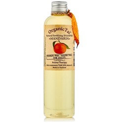 Безсульфатный шампунь для волос с мандариновым маслом Natural Fortifying Shampoo Mandarin, OrganicTai 260 мл
