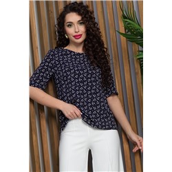 Блуза Джоан (синяя) Б13082-16М