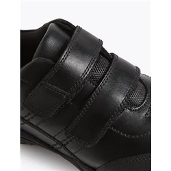 Kids’ Leather Toe Bumper School Shoes (13 Small - 10 Large)