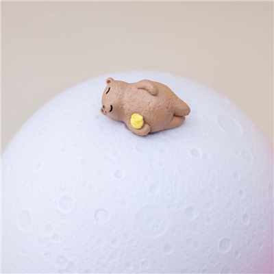 Ночник-антистресс "Lunar bear" (13 см), силикон