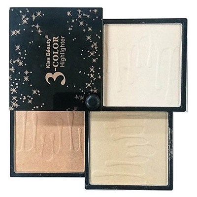 Хайлайтер Kiss Beauty Highlighter 3 Color № 3 15 g