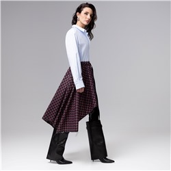 Юбка-килт с необработанными краями, Игра теней