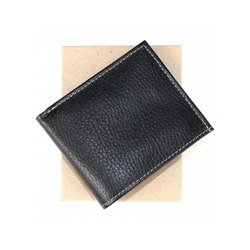 Портмоне мужское Croco-ПР-902 натуральная кожа 1 отд,  10 карм,  черный флотер (40)  207669