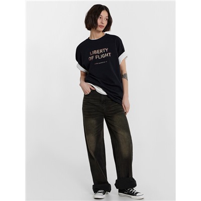 БРЮКИ ЖЕНСКИЕ ДЖИНСОВЫЕ 2024-2DTW501-6