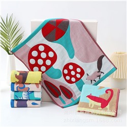 Japanese retro towel, handkerchief, with embroidery