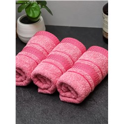 Комплект полотенец 3 шт 50*90 Рейв Розовый