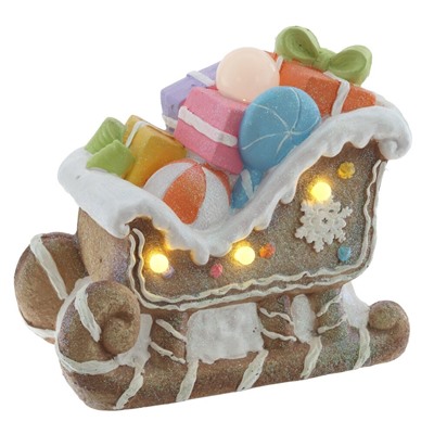 GAEM Фигрка декоративная "Сани" с подсветкой (АААх3, н/п), L38 W22 H35 см