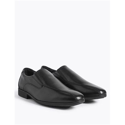 Kids’ Leather Slip-on School Shoes (13 Small - 9 Large)