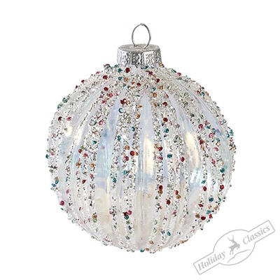 Шар "Аврора" (стекло) 8 см