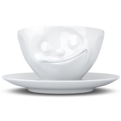 Чайная пара Happy, 200 мл, белая