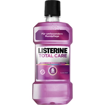 Listerine	 Total CareСредство для Полоскания Полости Рта  , С Комплексным Уходом за Зубами и Деснами 500 мл