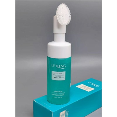 Пенка для умывания со щеточкой LIFTHENG Amino Acid Clean face cleanser 120мл