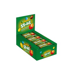 «Strike», драже арахис в молочно-шоколадной и сахарной глазури, 40 г (упаковка 20 шт)