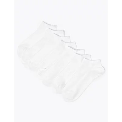 7pk of Cotton Trainer Liner Socks