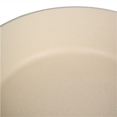 СОТЕЙНИК СО СТЕКЛ. КРЫШКОЙ И АНТИПРИГАРНЫМ ПОКРЫТИЕМ PFLUON MARBLE, 26*7,5 СМ