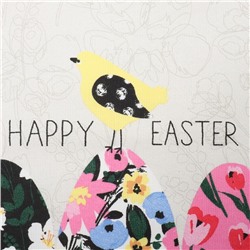 Полотенце кухонное Доляна Happy easter 28×46 см, рогожка, 100% хлопок, 160 г/м²