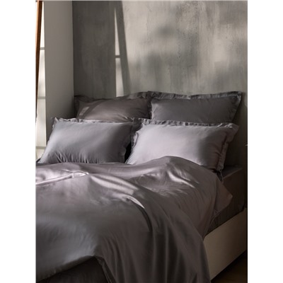 Наволочка SL Home Tencel 70*70+3 см , цв. серый