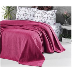 2 сп. Летнее Постельное Белье с Вафельным Покрывалом 230x250 см DELUXE PİKE TAKIMLARI - First Choice