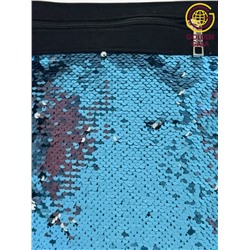 Сумка-планшет с пайетками на длинной ручке 22,5х27,5  см