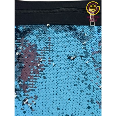 Сумка-планшет с пайетками на длинной ручке 22,5х27,5  см