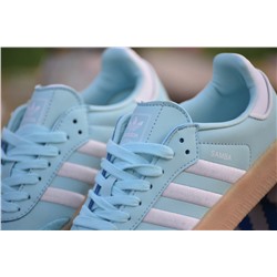 Adidas Samba Almost Blue з натуральной кожи и замши