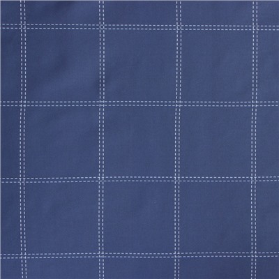 Постельное бельё Этель 1,5 сп Cage: dark blue, 143х215 см, 150х215 см, 50х70+3 см-2 шт, мако-сатин, 114г/м2