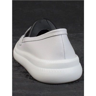 03-ZL-8501 WHITE Полуботинки женские (натуральная кожа)