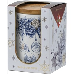 HILLTOP. Новый год. Керамика. Чайница «Уютная Голландия» 50 гр. чайница керам.