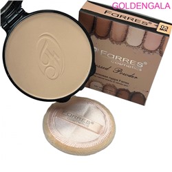 Пудра для лица шелковая Farres F-3004 компактная тон 3