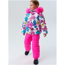 Комплект зимний для девочки: куртка, полукомбинезон