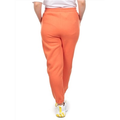 09 ORANGE Брюки спортивные женские на флисе (100% хлопок) 7986