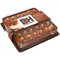 Торт бисквитный Baker House с начинкой тирамису 500 гр. 1/6