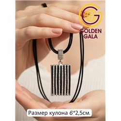 Кулон на кожаном шнурке "Женская грация" Арт КШ2130/11