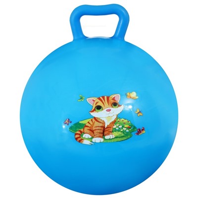 Мяч детский с ручками, d=15 см, 80 г, цвета МИКС