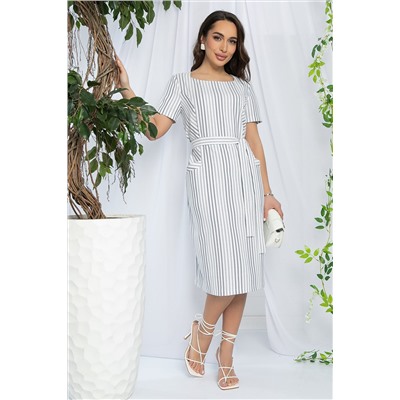 Платье Европейский шик (светло-серое) П13243-19М