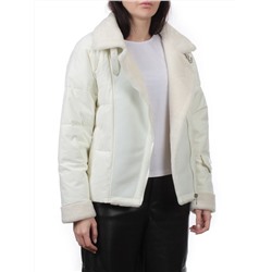 S24-163 MILK Куртка демисезонная женская (100 гр. холлофайбер)
