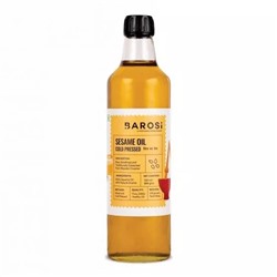 Кунжутное масло холодного отжима (750 мл), Cold Pressed Sesame Oil, произв. Barosi