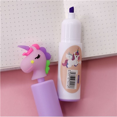 Маркер текстовыделитель "Winged unicorn", mix, шоу-бокс 24 шт.