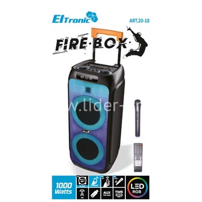 Колонка 10" (20-18 FIRE BOX 1000) динамик 2шт/10" ELTRONIC с TWS