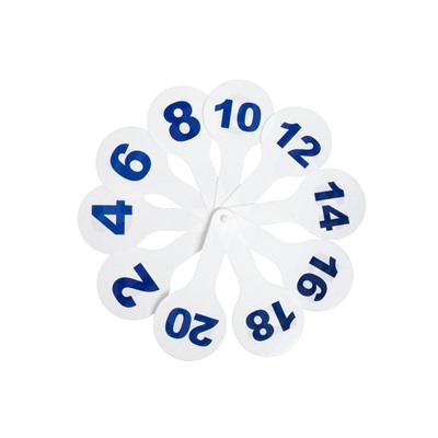 Набор веер-касс, гласные, согласные, цифры от 1 до 20, Calligrata, гибкие, 3 штуки, пакет с европодвесом, МИКС