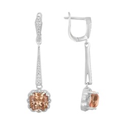 Серьги 'Вива' с фианитами ТГСН.792Ф10