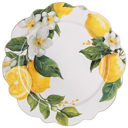 ТАРЕЛКА ОБЕДЕННАЯ LEFARD "ЛЕМОН ТРИ" 27*2 СМ