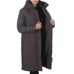 A616 DK. GRAY Пальто зимнее женское (верблюжья шерсть, +120 гр. холлофайбер)