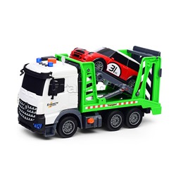 Автовоз с машиной (свет, звук) в коробке